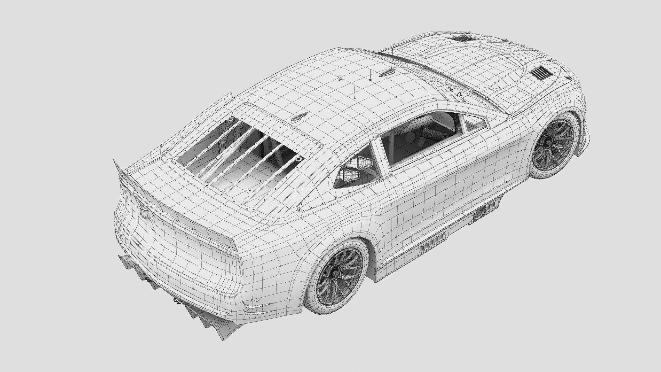 Chevrolet Camaro Nascar RedBull Van Gisbergen 2025 3D model_21
