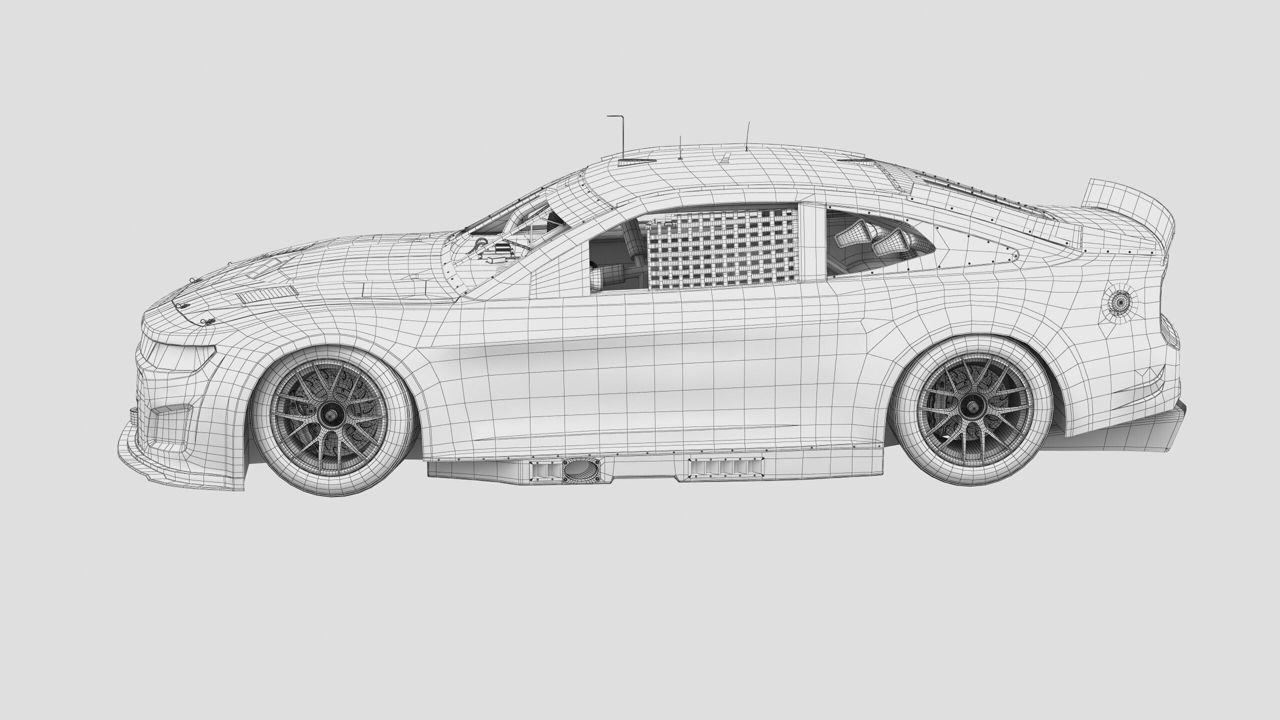 Chevrolet Camaro Nascar RedBull Van Gisbergen 2025 3D model_19