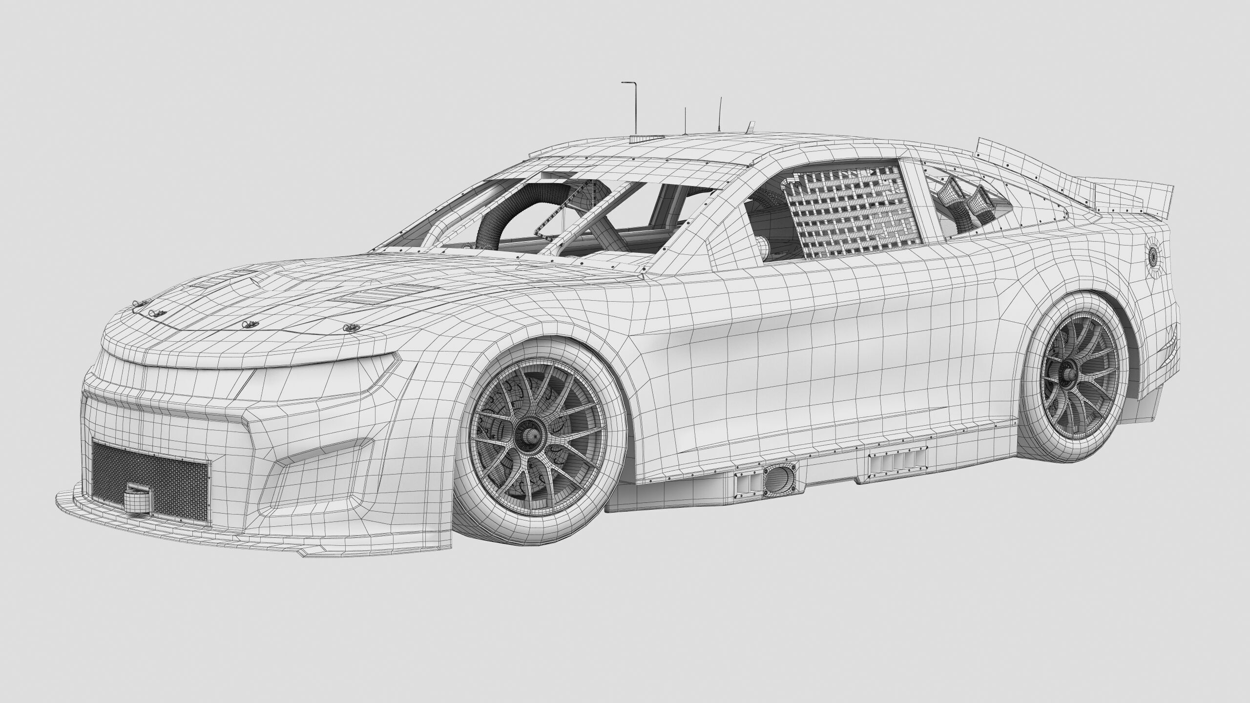 Chevrolet Camaro Nascar RedBull Van Gisbergen 2025 3D model_18