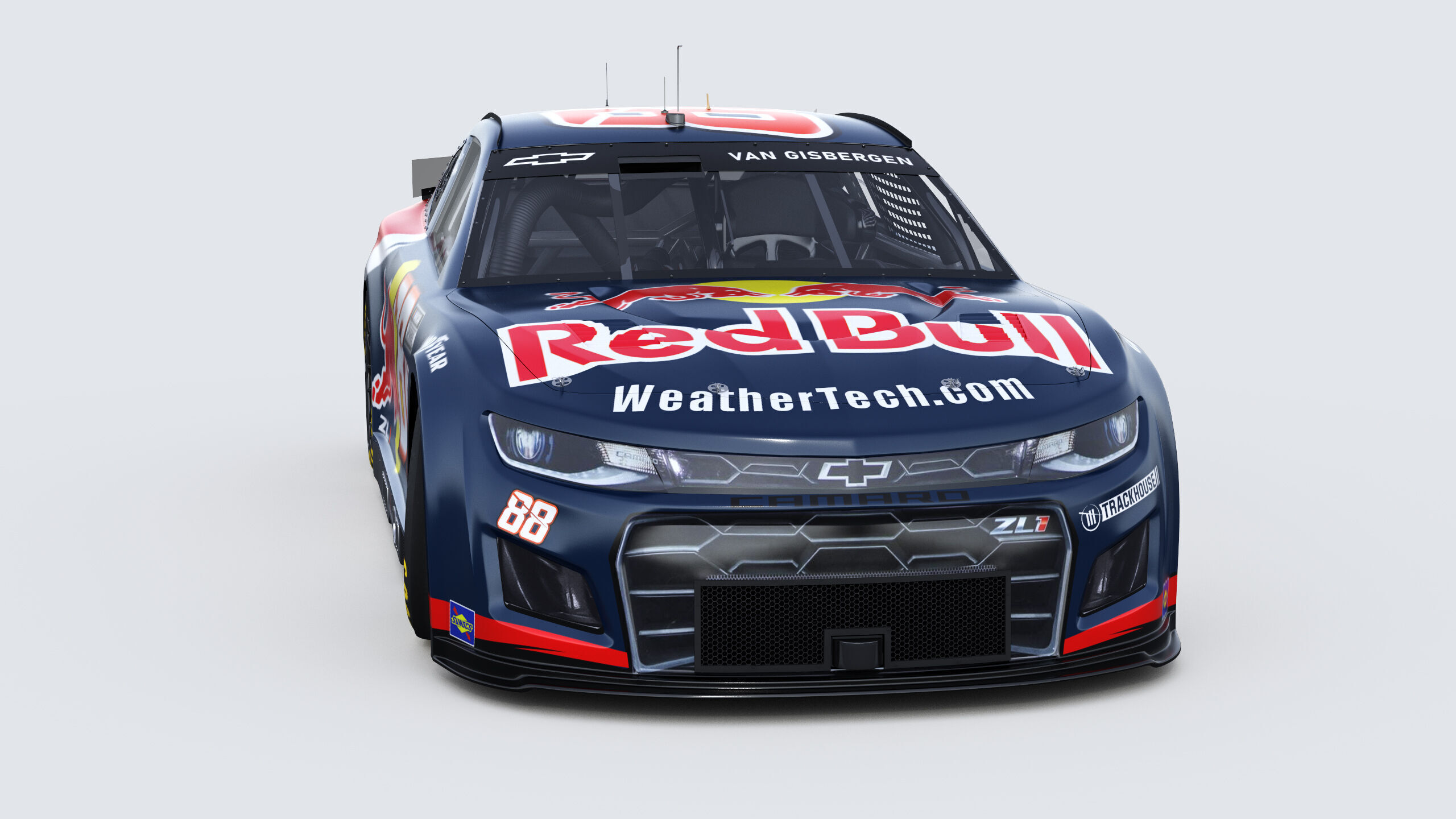 Chevrolet Camaro Nascar RedBull Van Gisbergen 2025 3D model_11