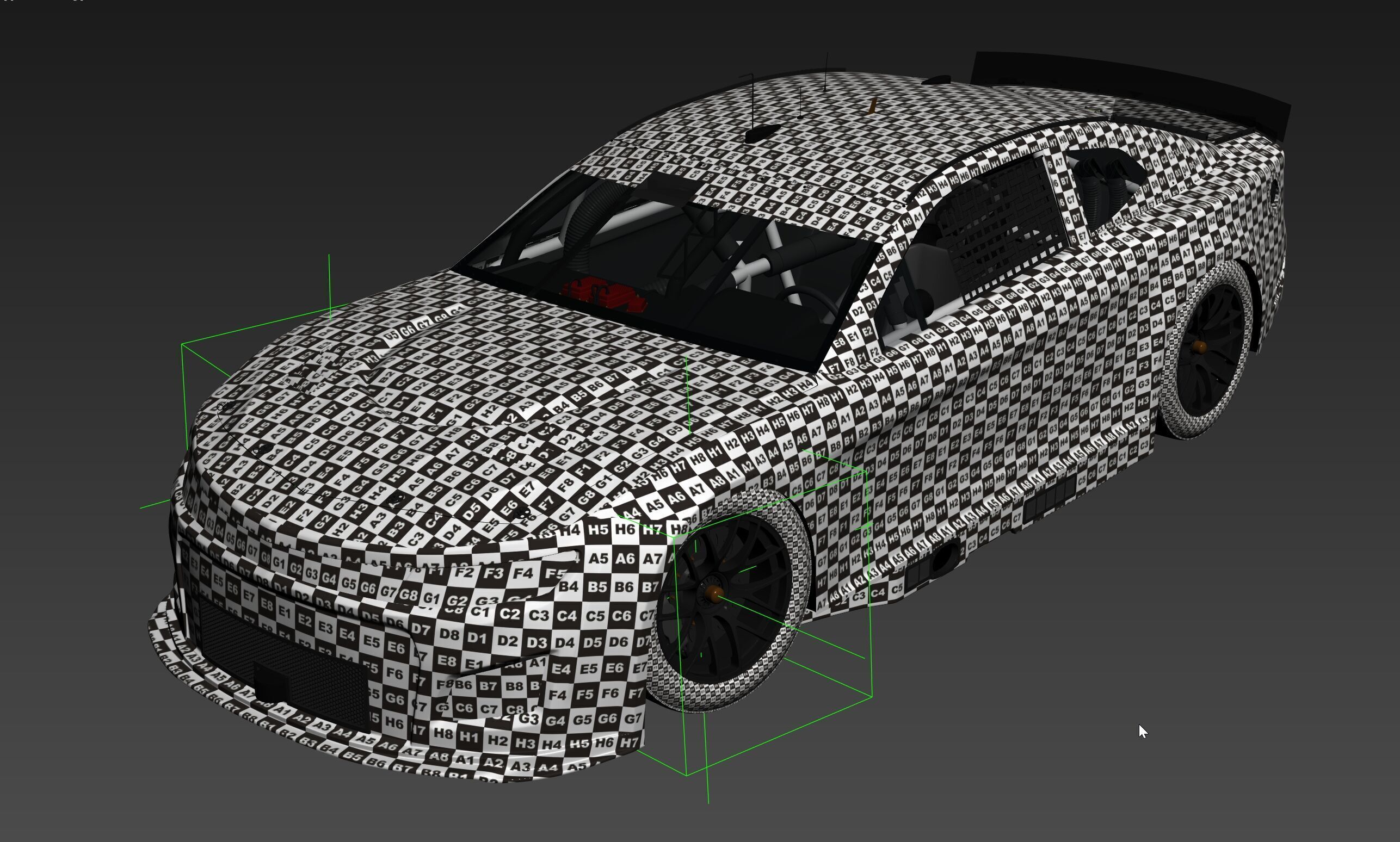 Chevrolet Camaro Nascar RedBull Van Gisbergen 2025 3D model_14