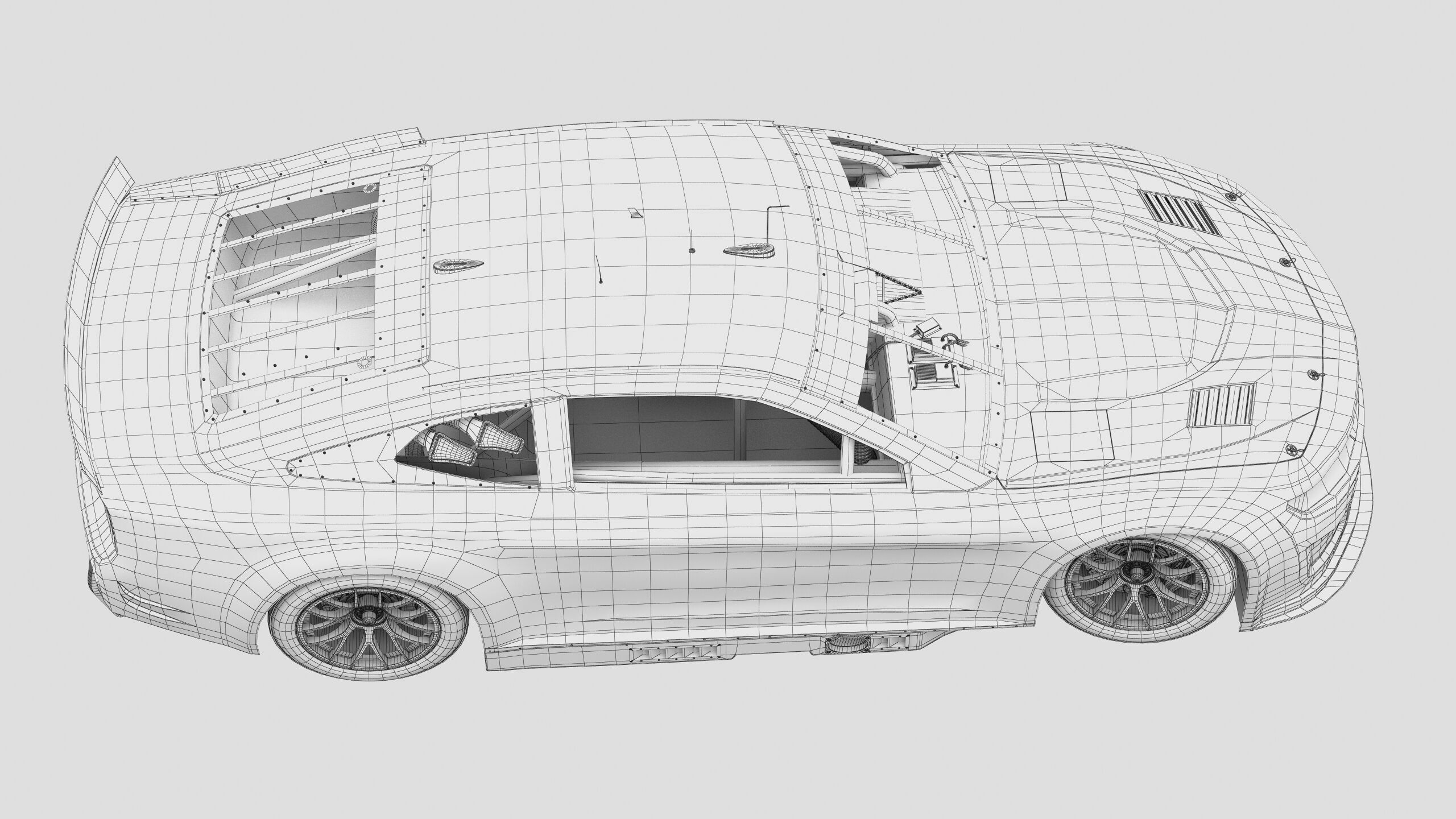Chevrolet Camaro Nascar RedBull Van Gisbergen 2025 3D model_22