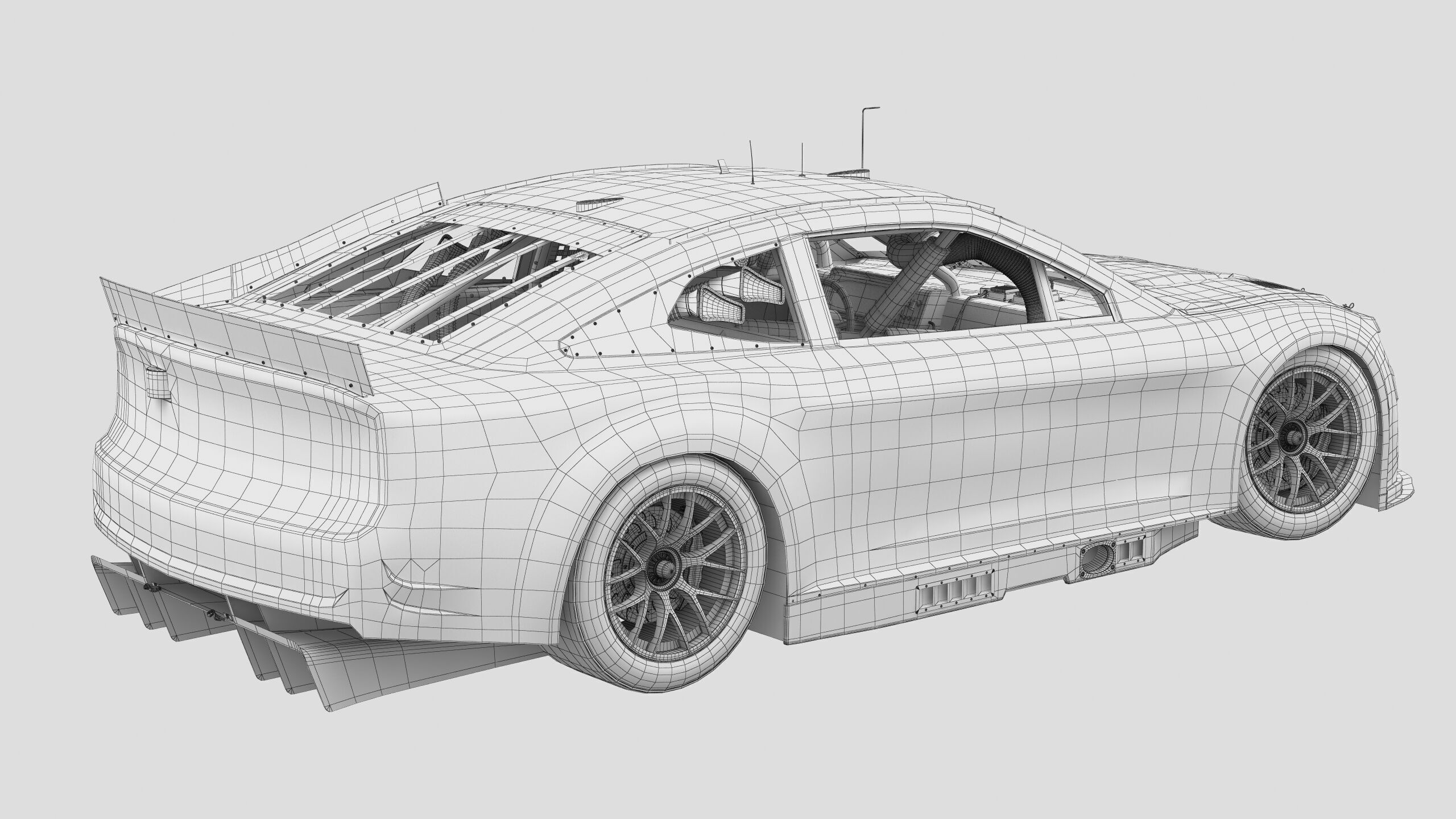 Chevrolet Camaro Nascar RedBull Van Gisbergen 2025 3D model_23