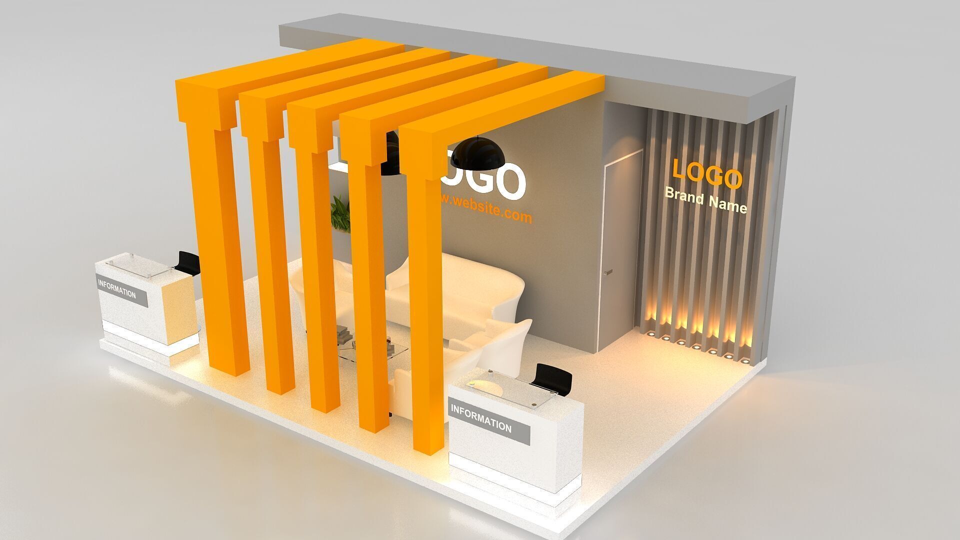 3d Exhibition 3D model_5