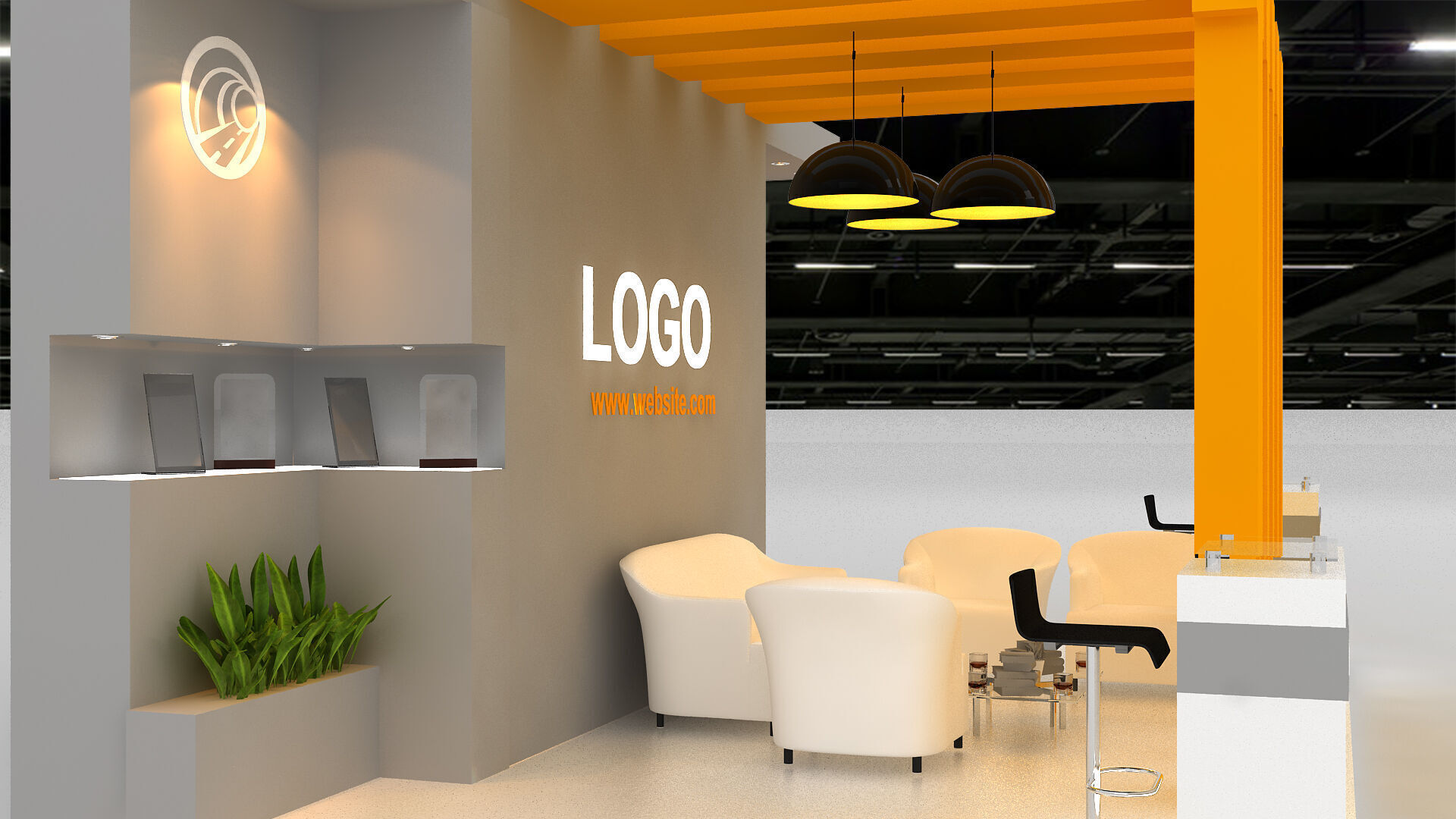 3d Exhibition 3D model_4