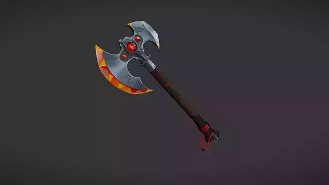 fantasy double headed axe