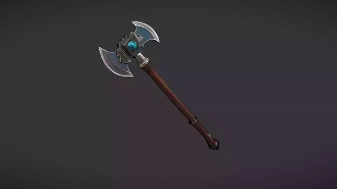 double headed battle axe