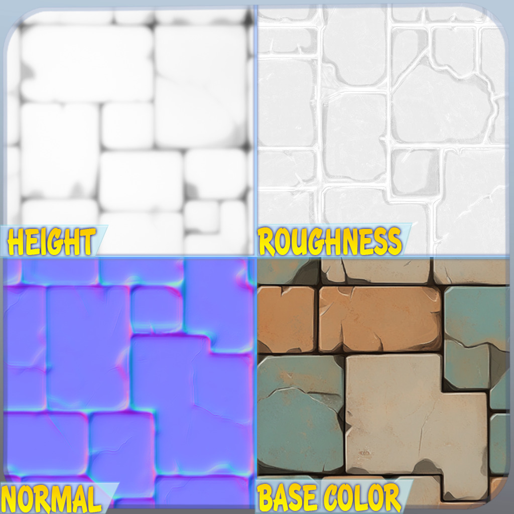Stylized Floor Seamless Texture Texture_1