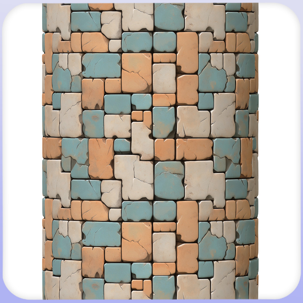 Stylized Floor Seamless Texture Texture_3