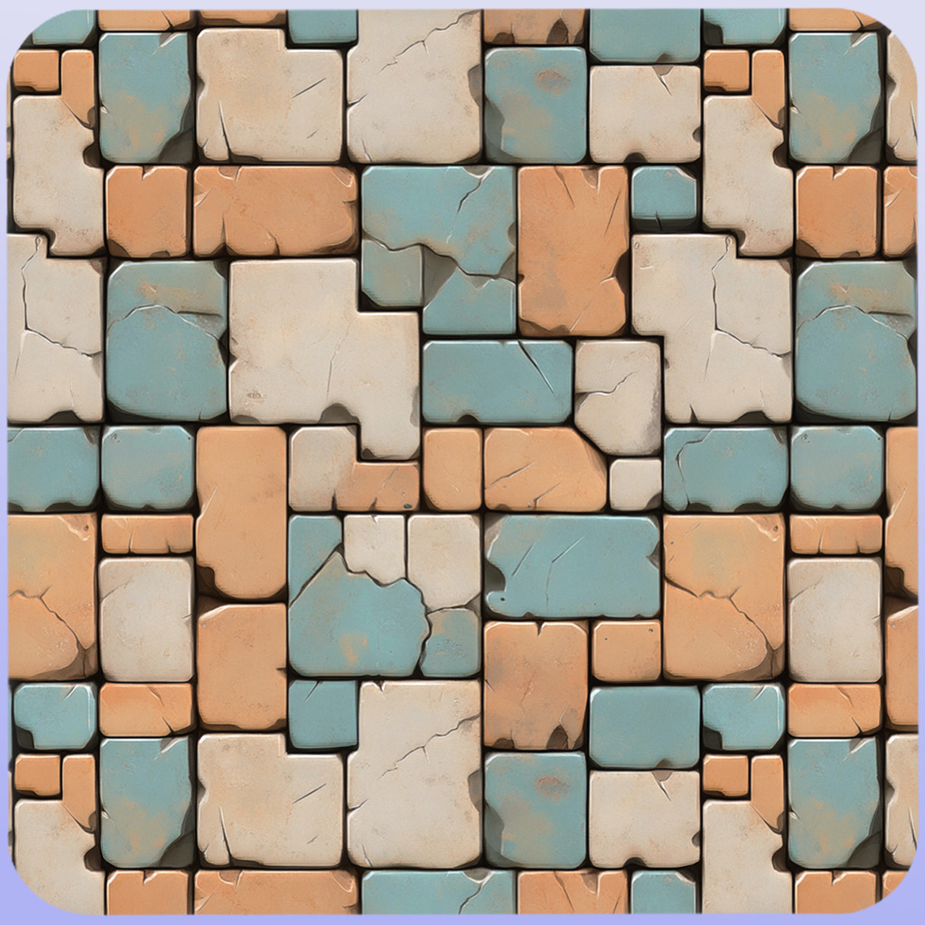 Stylized Floor Seamless Texture Texture_4