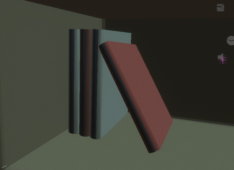 Book with pages for bookshelf Low-poly 3D model_15