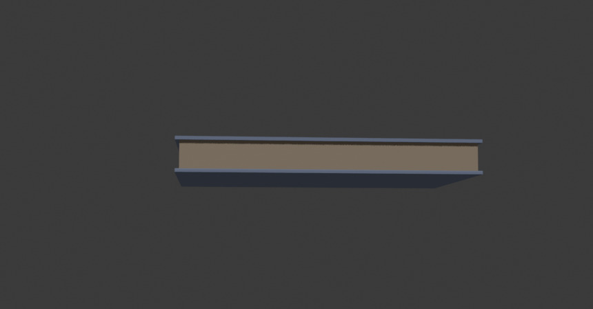 Book with pages for bookshelf Low-poly 3D model_13