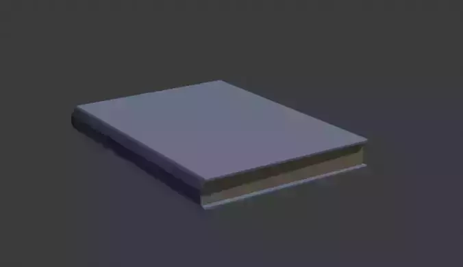 Book with pages for bookshelf