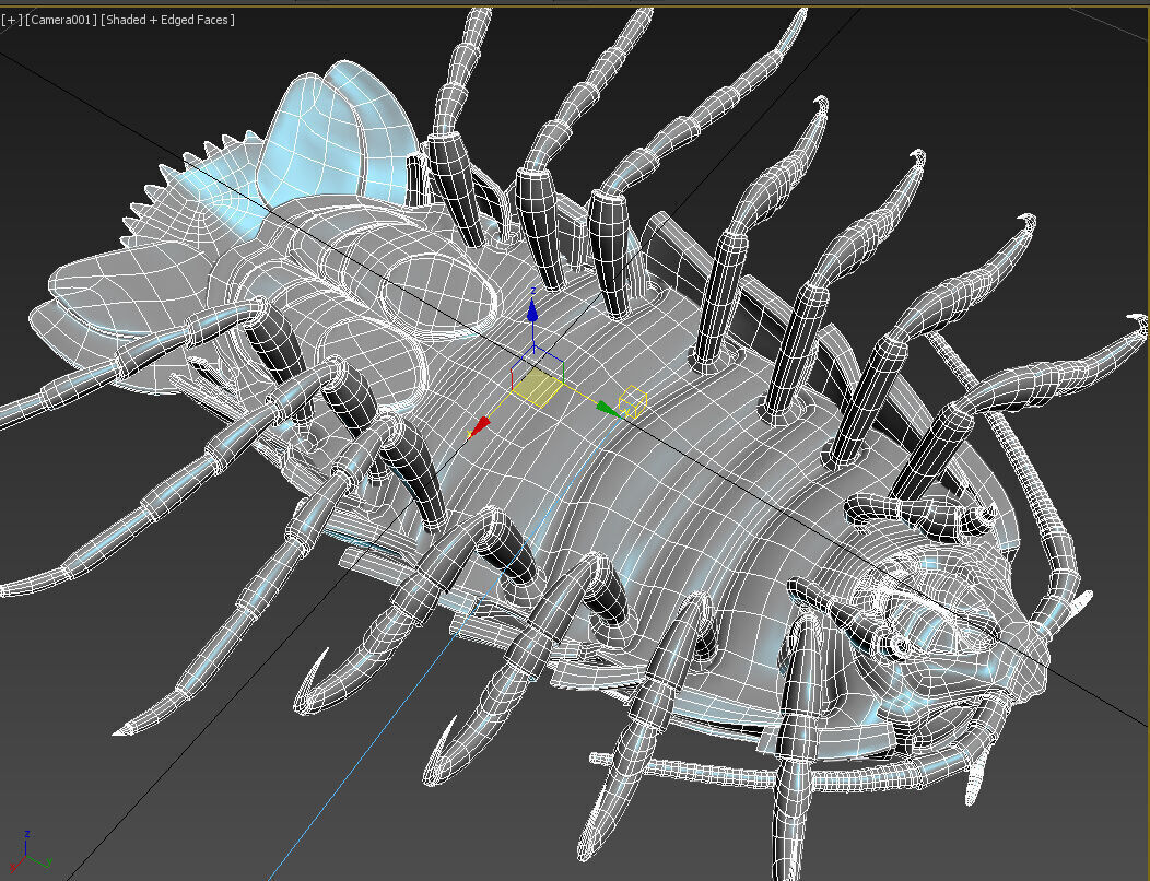 isopod 3D model_6