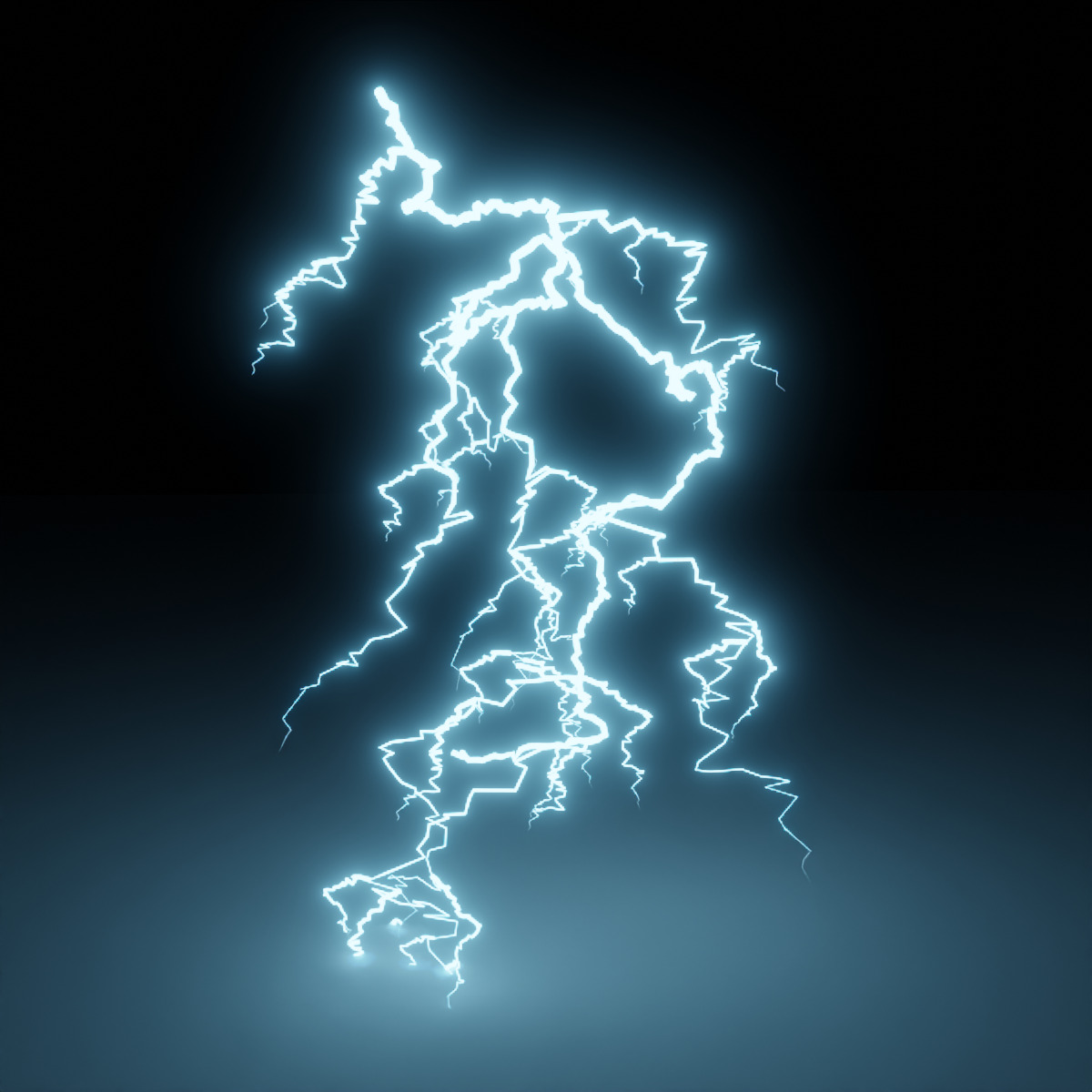 Realistic Lightning 3D model_2