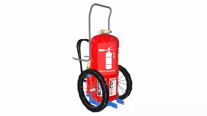 Fire Extinguisher Clean Low-poly 3D model