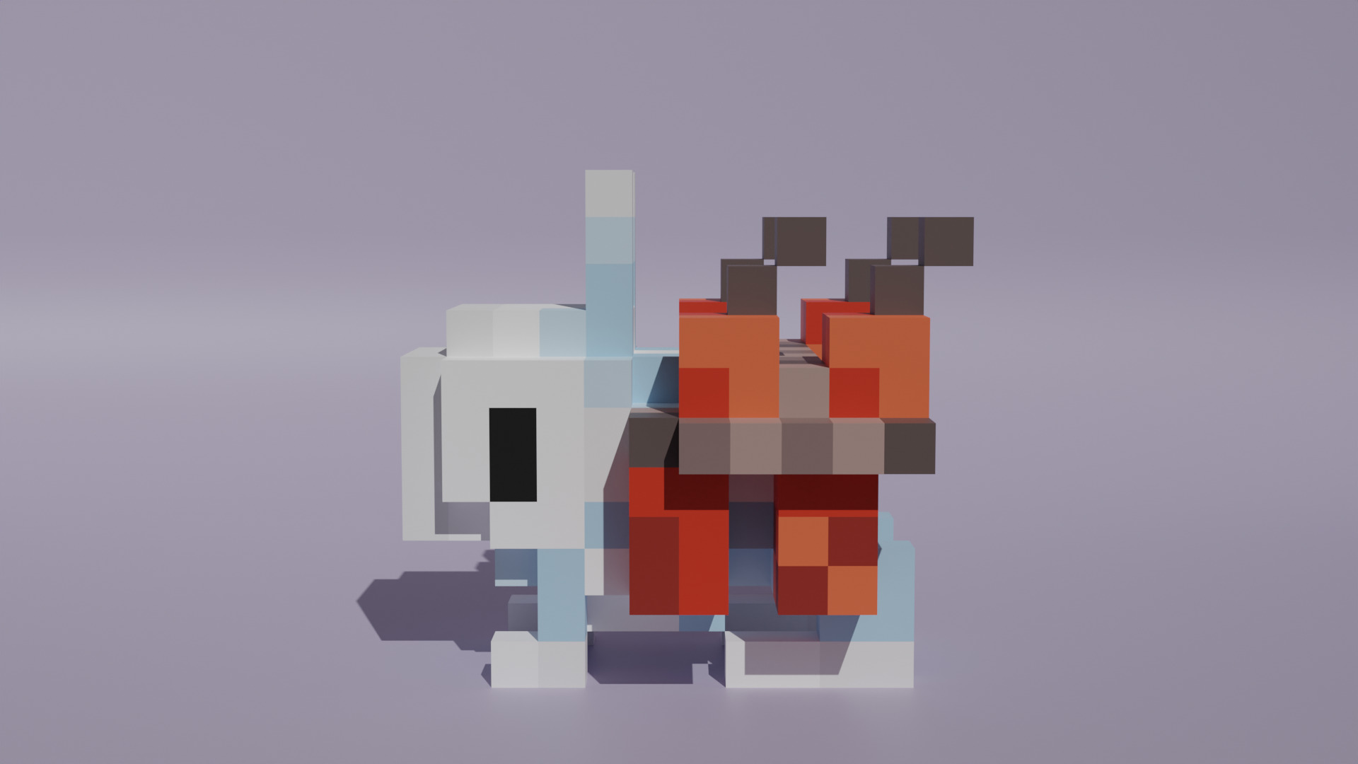 Voxel Terraria Bunny Dynamite Add-on 3D print model_3