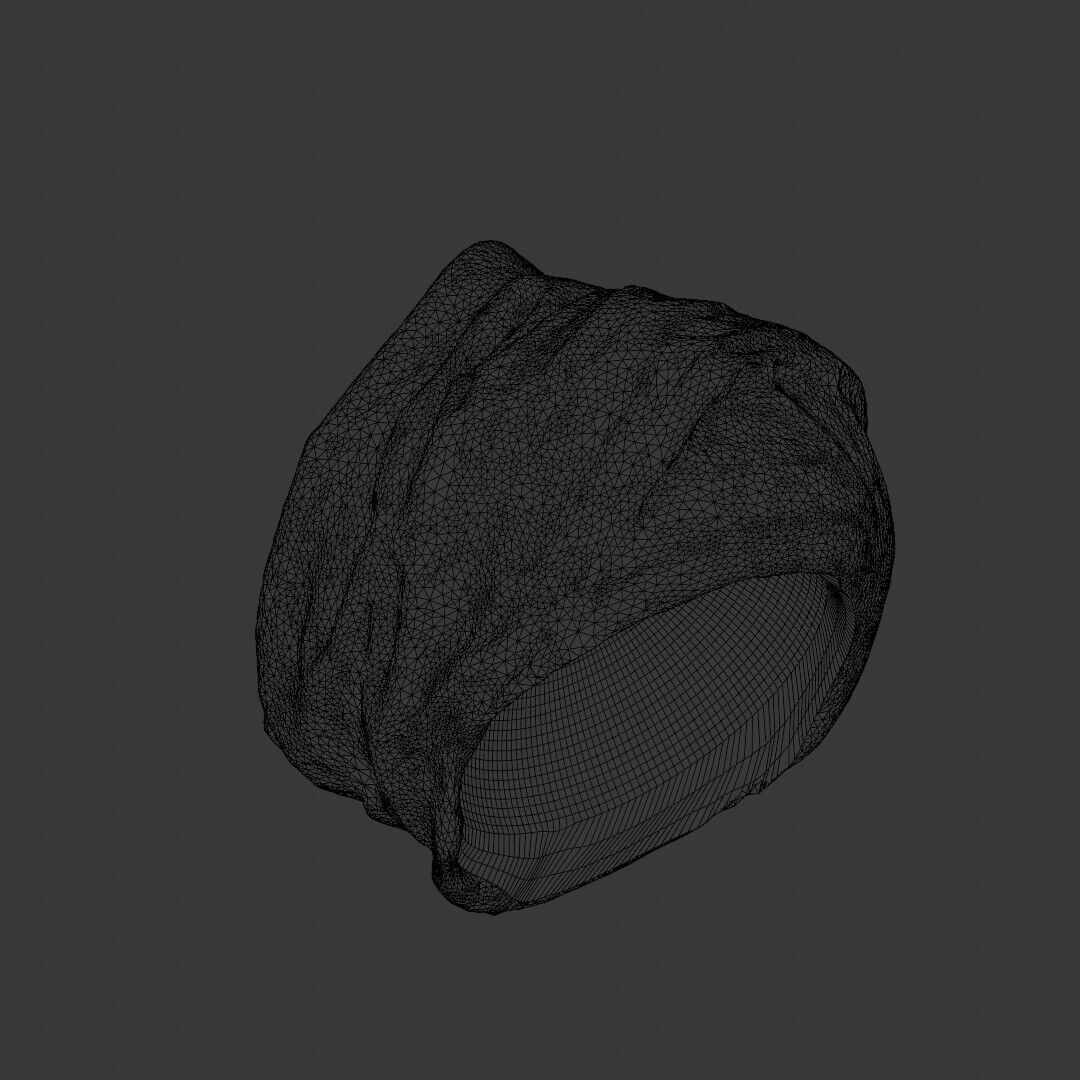 Turban 1438 Amamah 3D Scanned Model Low-poly 3D model_13
