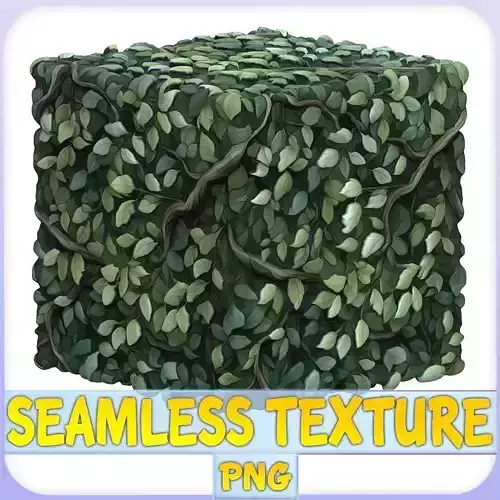 Stylized Foliage Seamless Texture