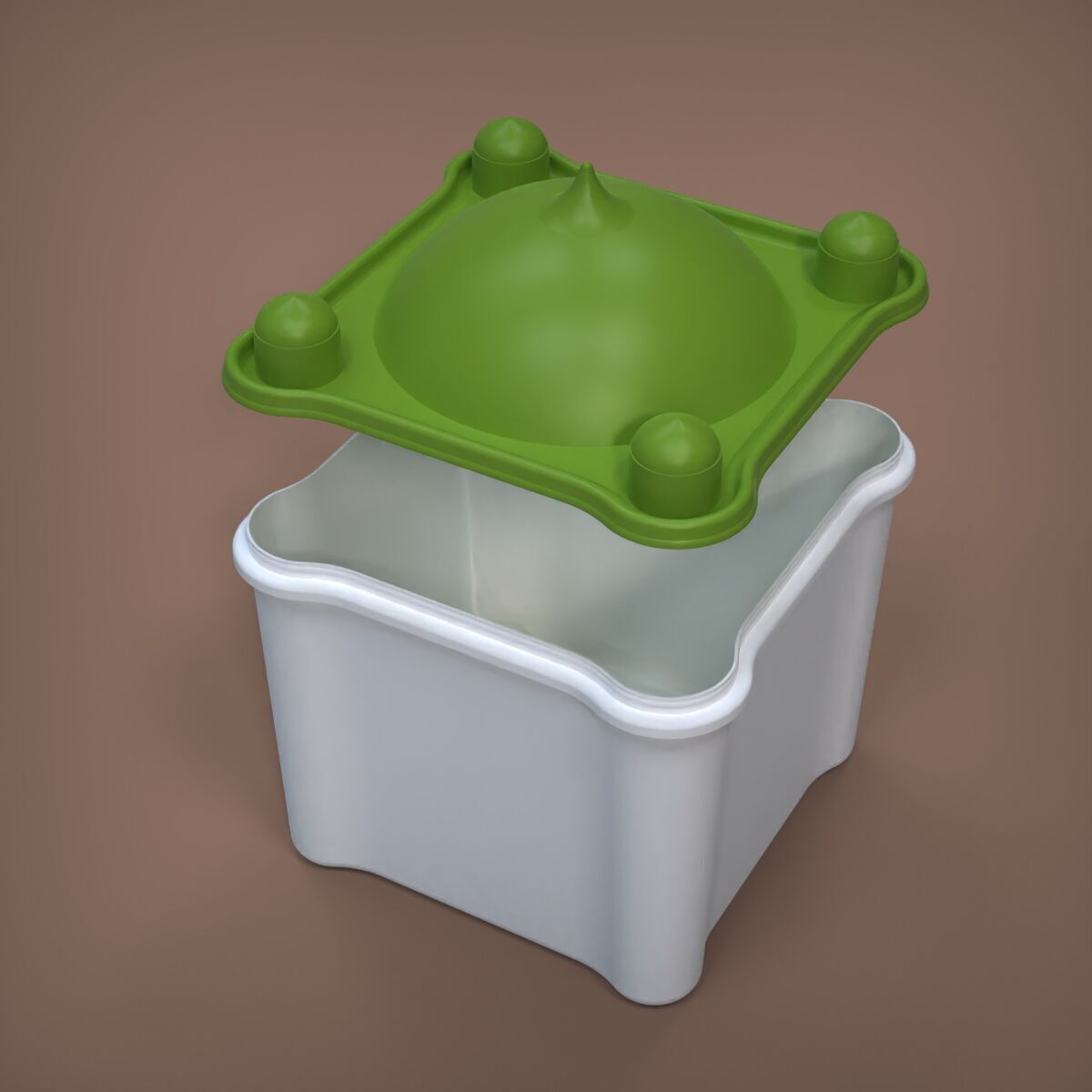 Dome Jar 3D print model_1