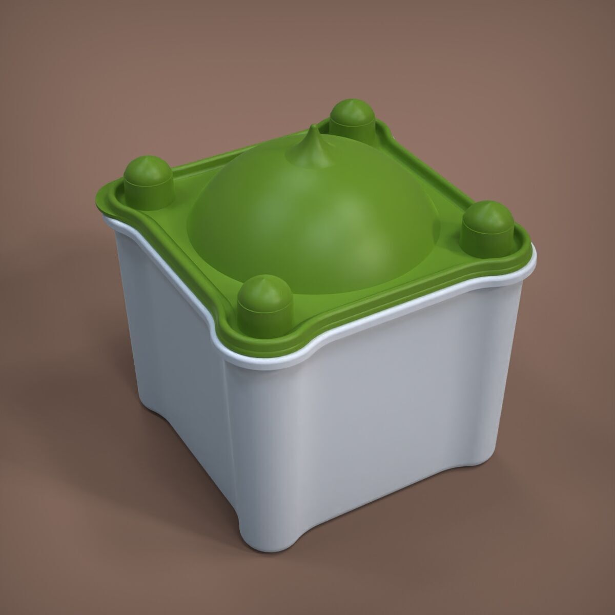 Dome Jar 3D print model_2