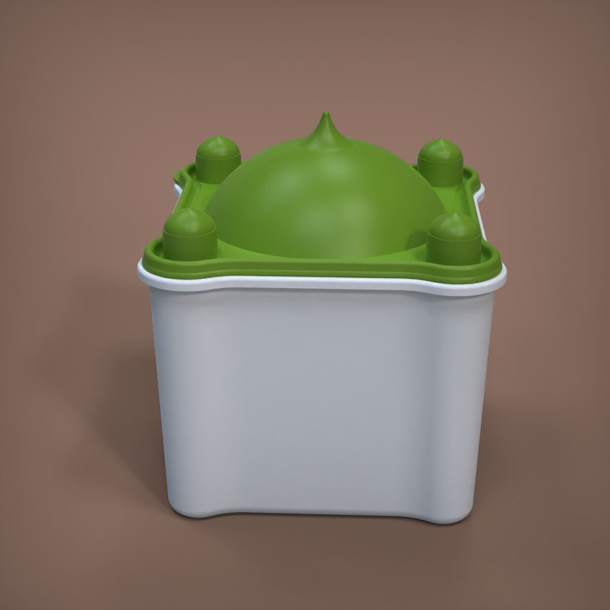 Dome Jar 3D print model_7