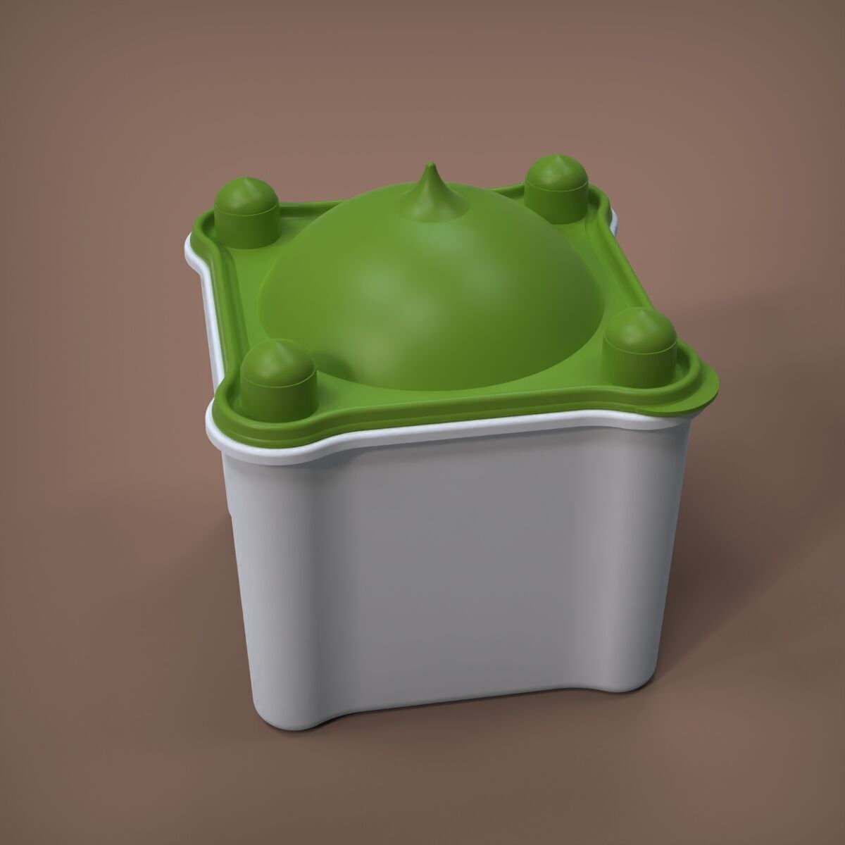 Dome Jar 3D print model_6