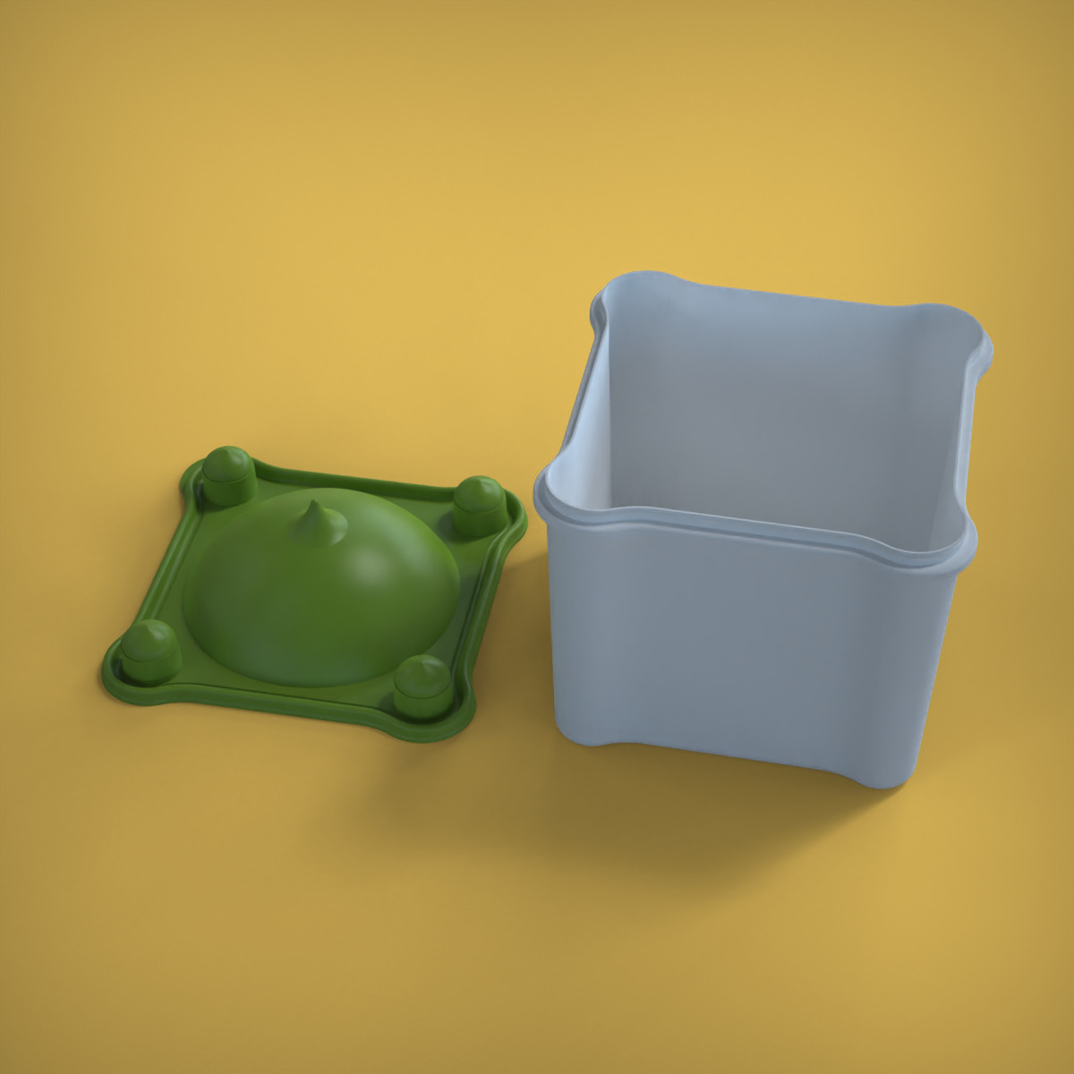 Dome Jar 3D print model_4