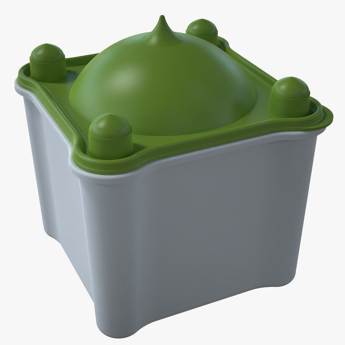 Dome Jar 3D print model_8