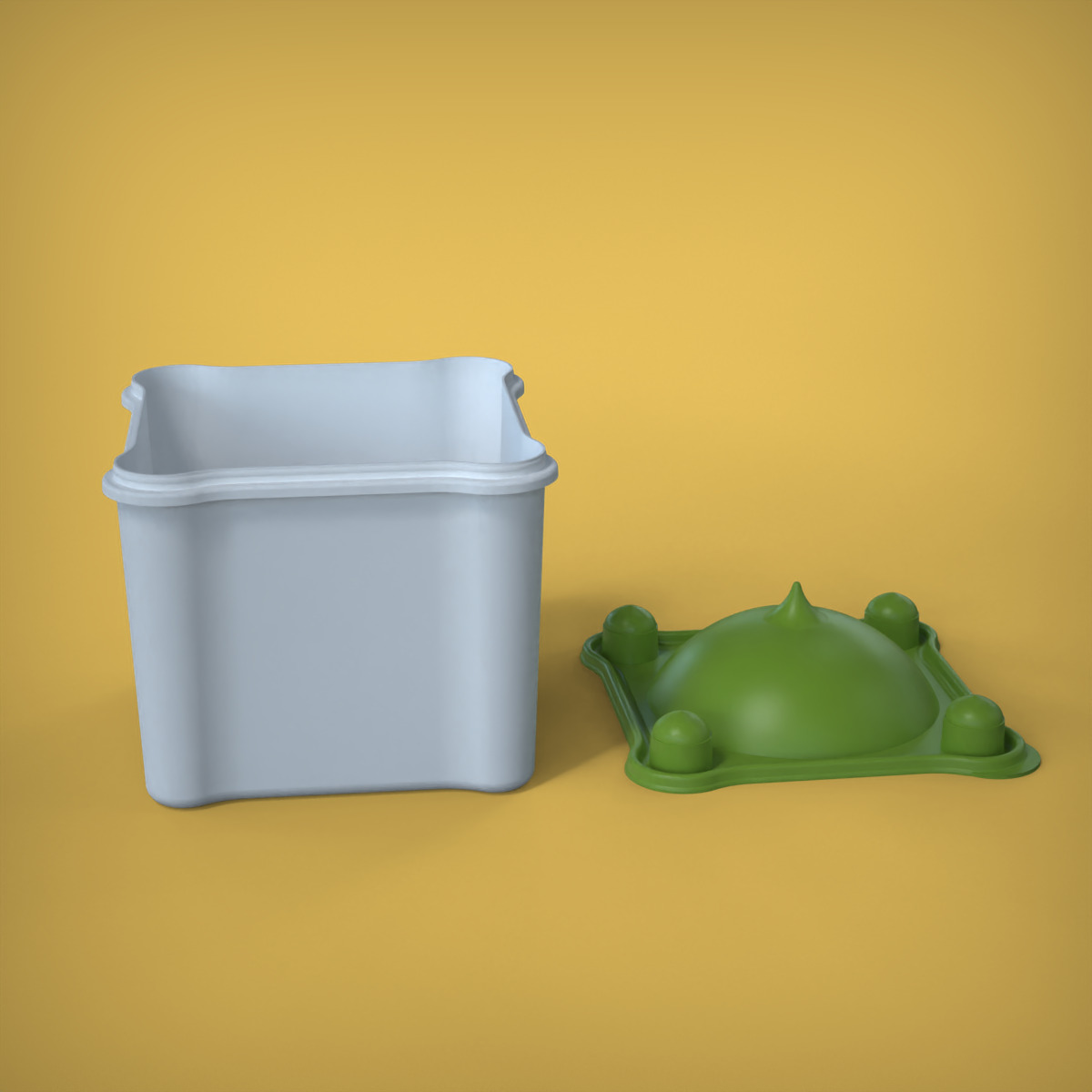 Dome Jar 3D print model_5