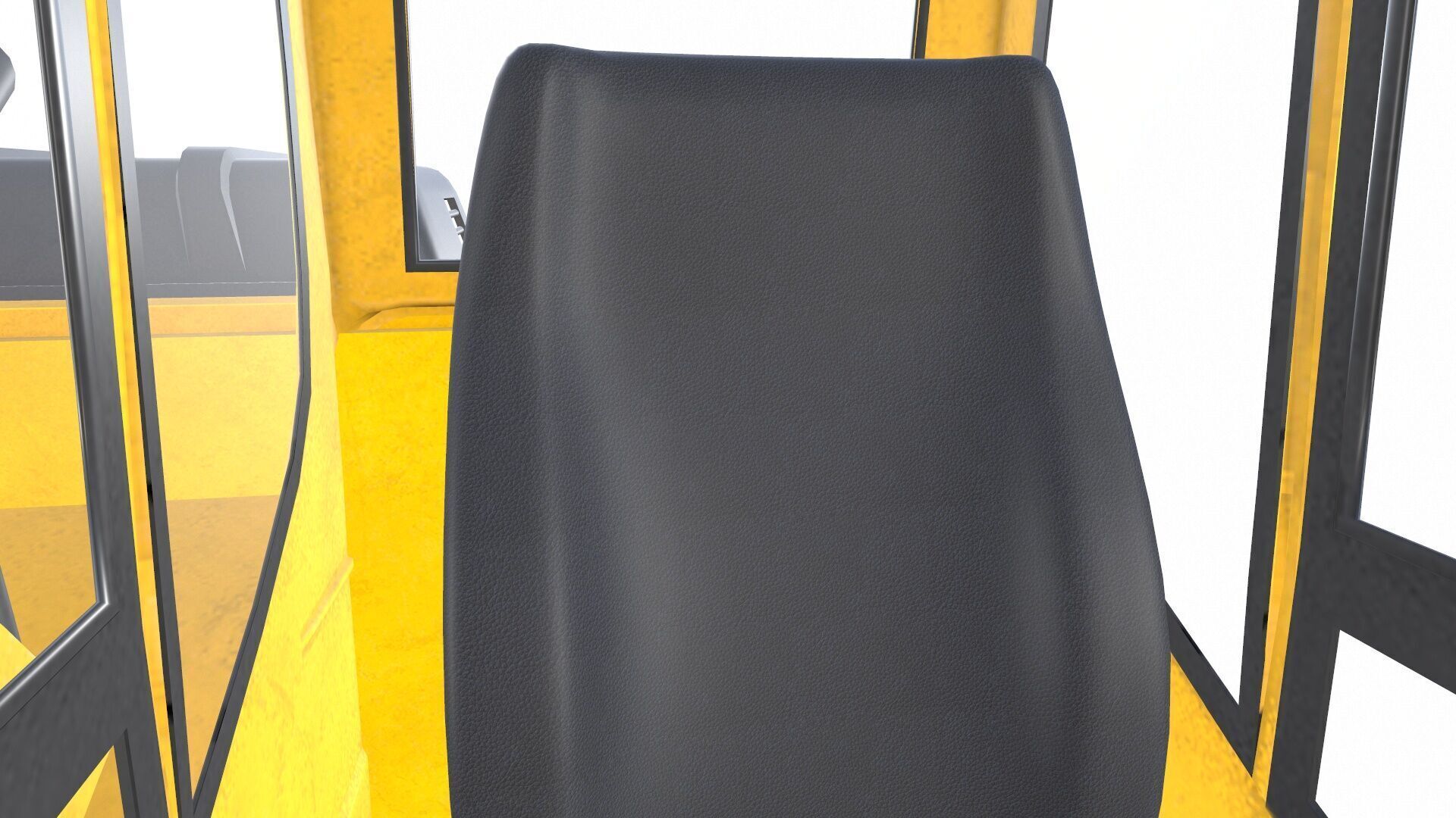 Jack Hammer Arm Low-poly 3D model_7