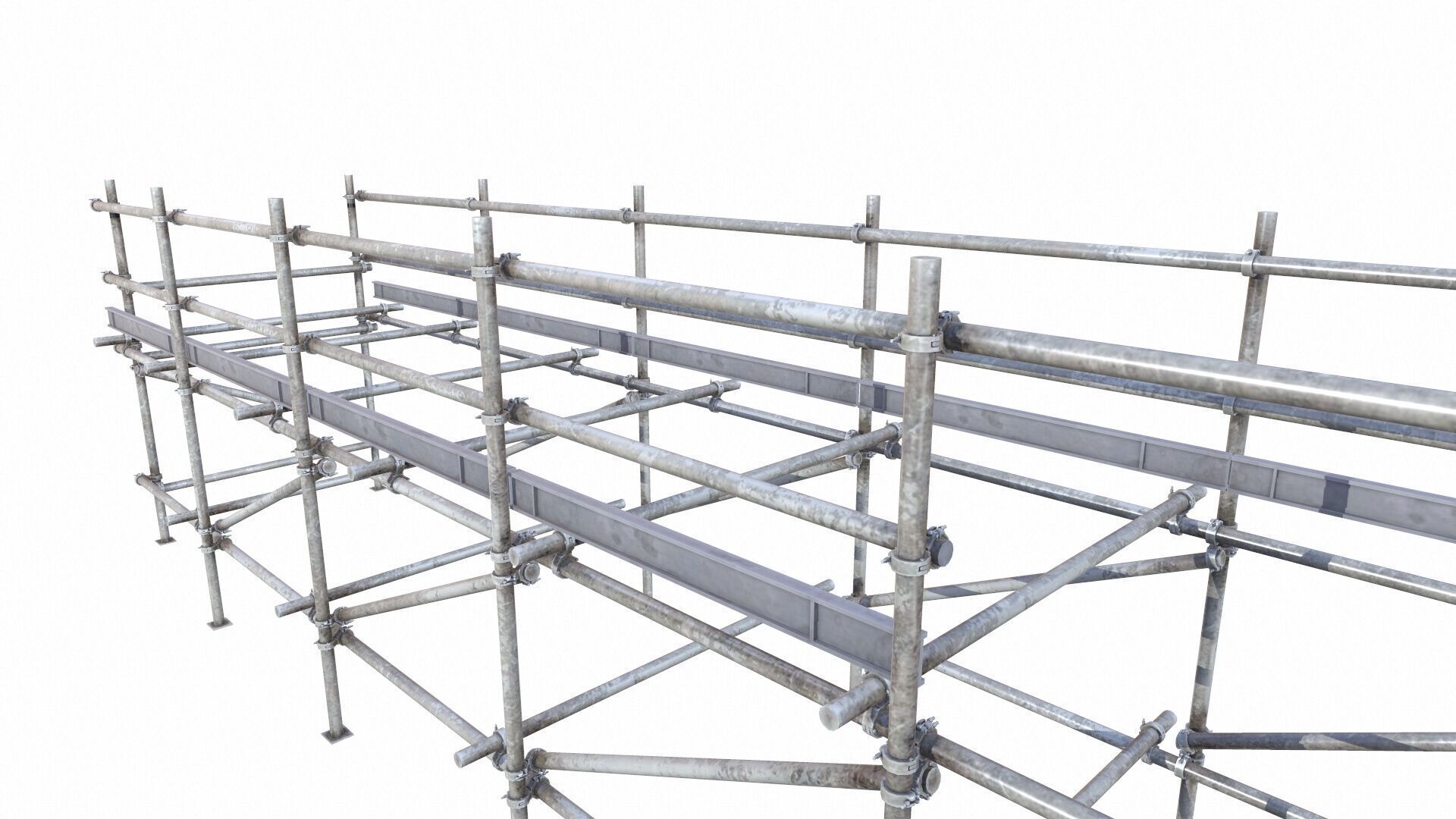 Scaffolding Low-poly 3D model_5
