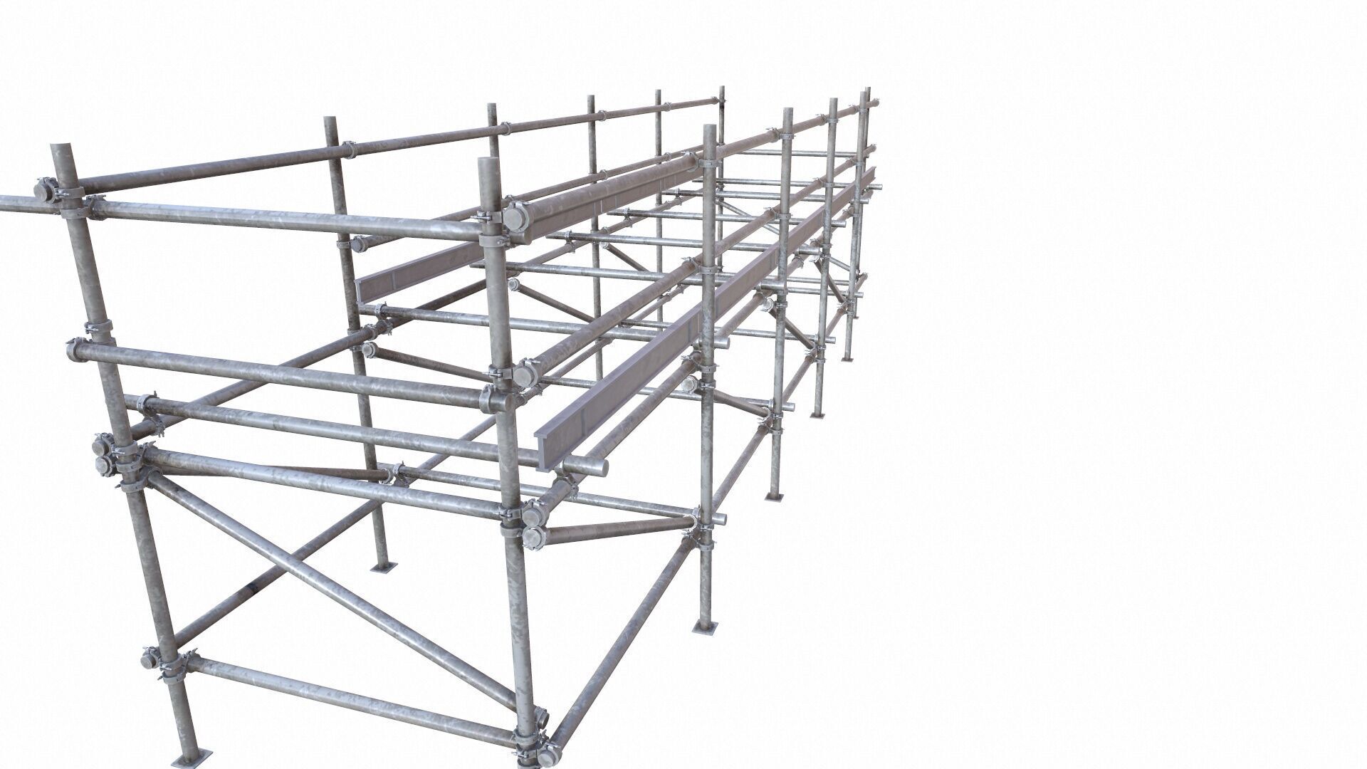 Scaffolding Low-poly 3D model_4