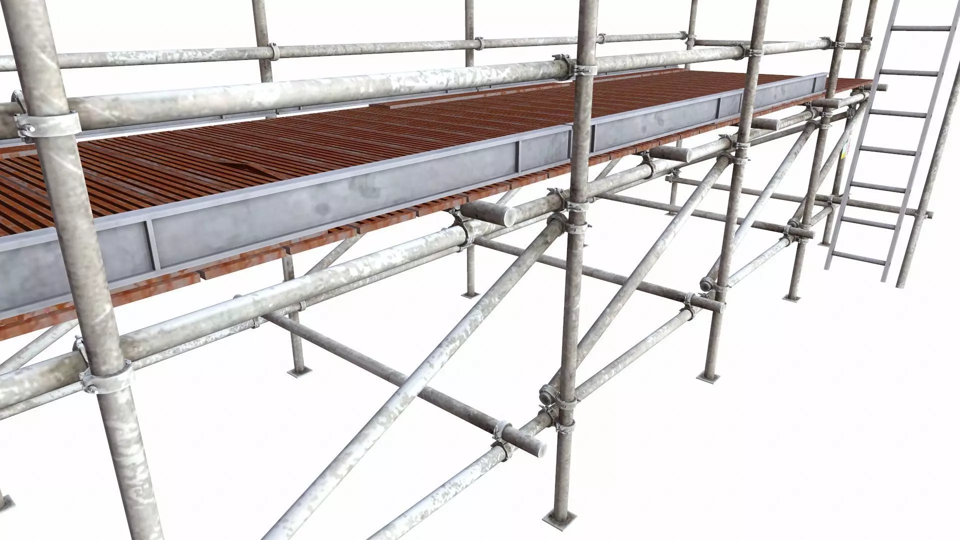Scaffolding Low-poly 3D model_0