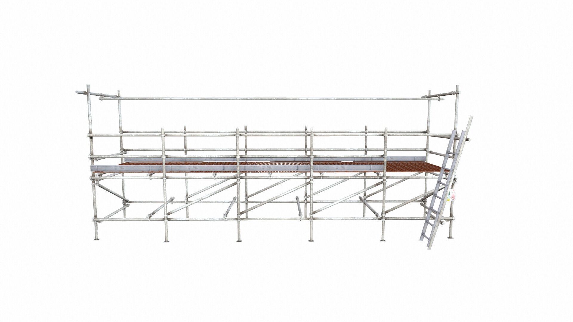 Scaffolding Low-poly 3D model_3