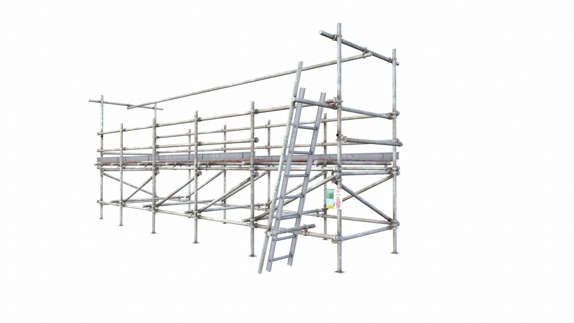 Scaffolding Low-poly 3D model_7