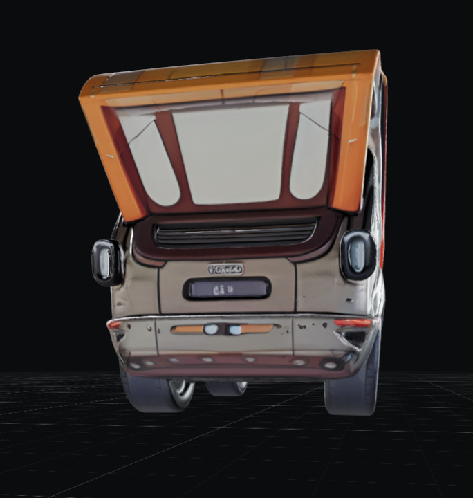 COOL CARS SolarRover no1 Collectable Model these WHEELS are HOT Low-poly 3D model_3