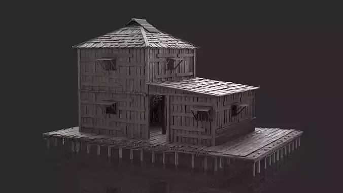 Fantasy Wooden House - Jungle Hut 4