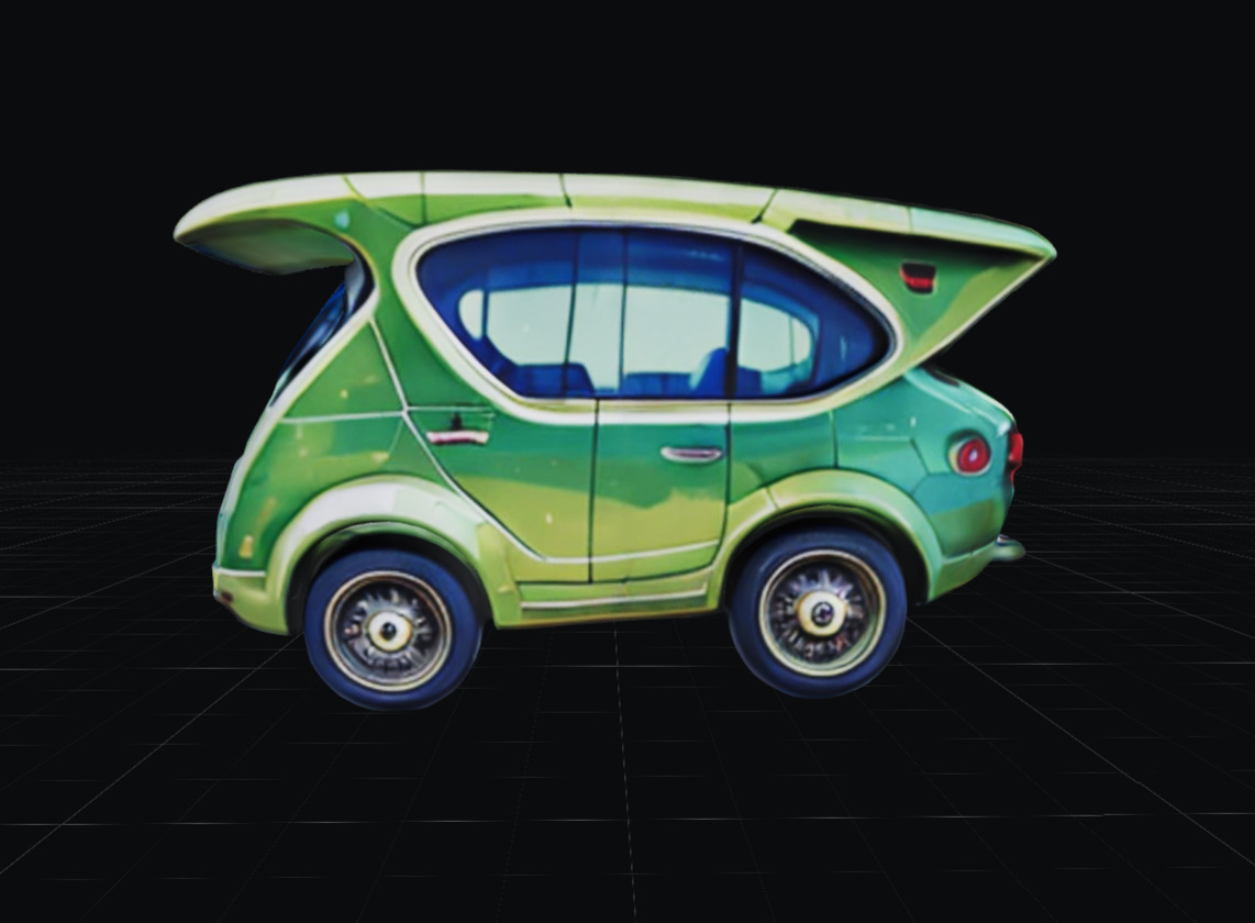 COOL CARS SolarRover no5 Collectable Model these WHEELS are HOT Low-poly 3D model_1