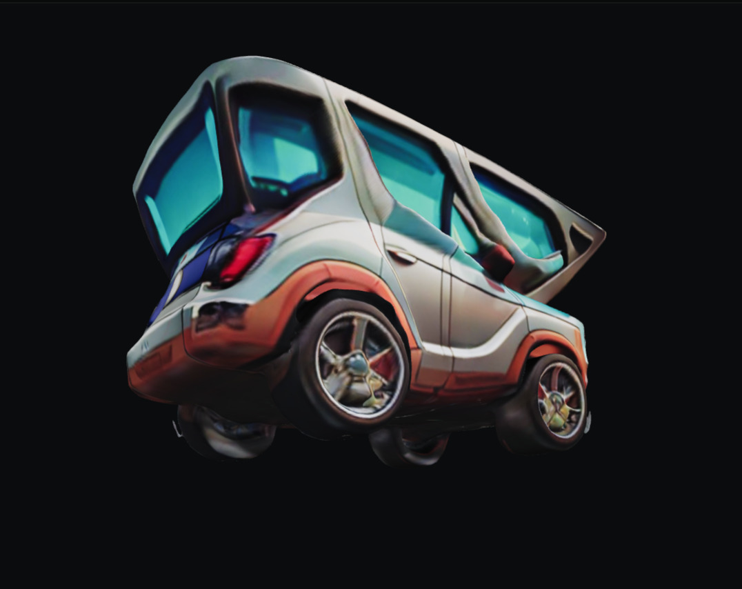 COOL CARS SolarRover no7 Collectable Model these WHEELS are HOT Low-poly 3D model_2
