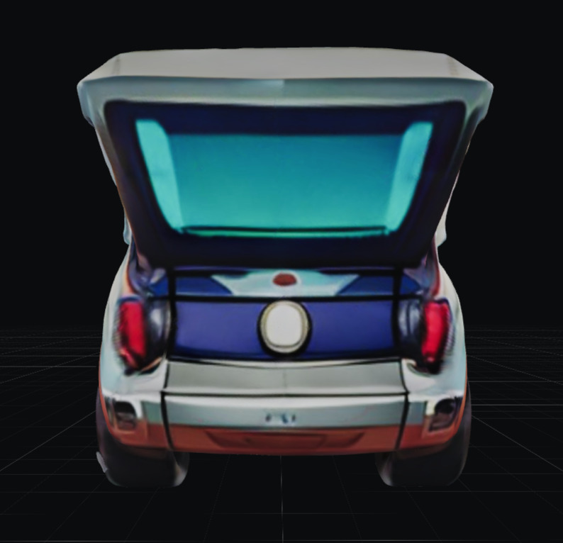 COOL CARS SolarRover no7 Collectable Model these WHEELS are HOT Low-poly 3D model_3