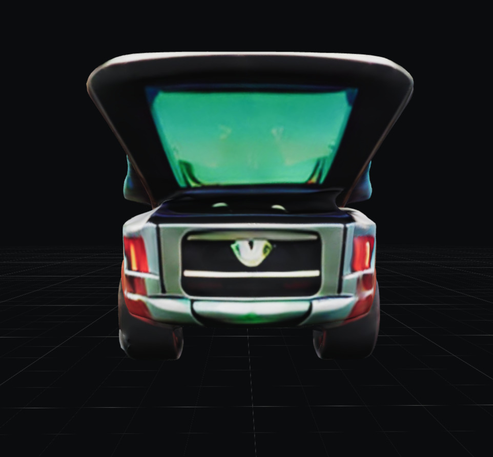 COOL CARS SolarRover no7 Collectable Model these WHEELS are HOT Low-poly 3D model_1