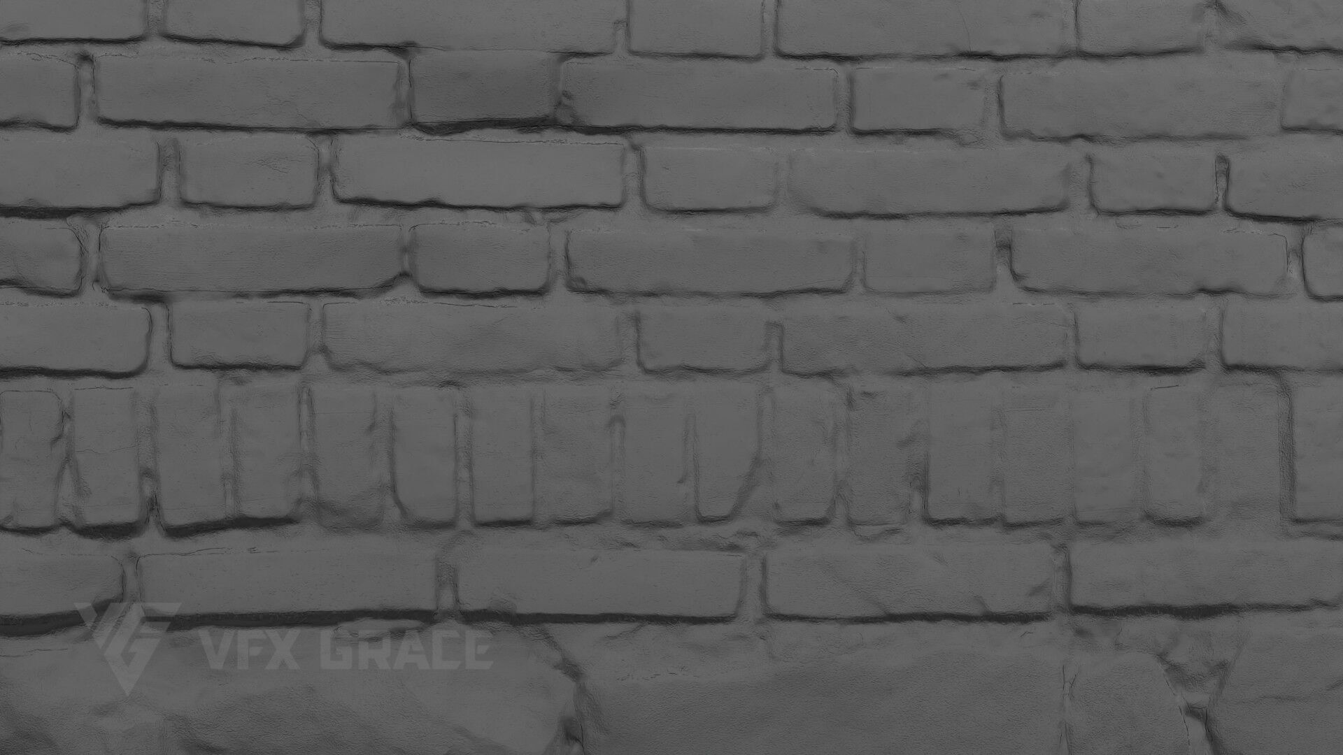 Red Brick Wall 007 3D model_8