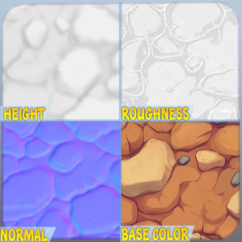 Stylized Ground Seamless Texture Texture_1