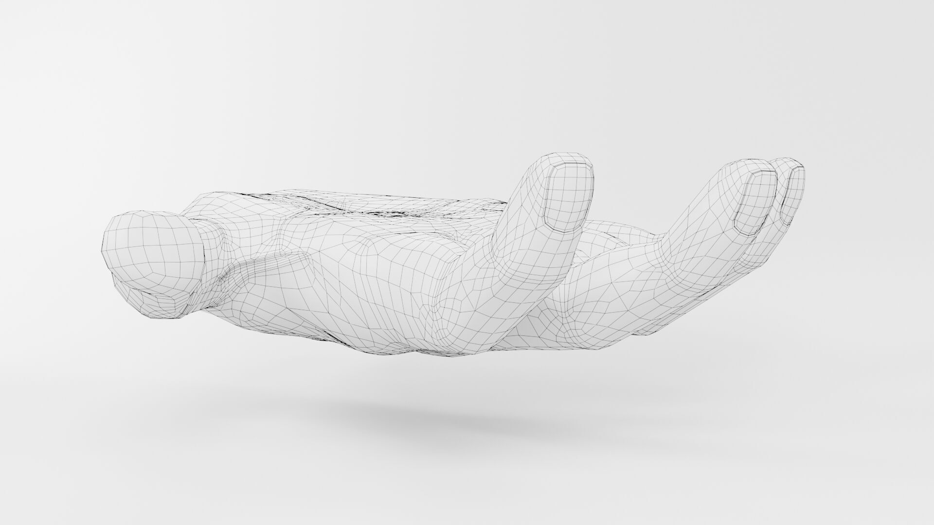 Hand CG1 3D model_11