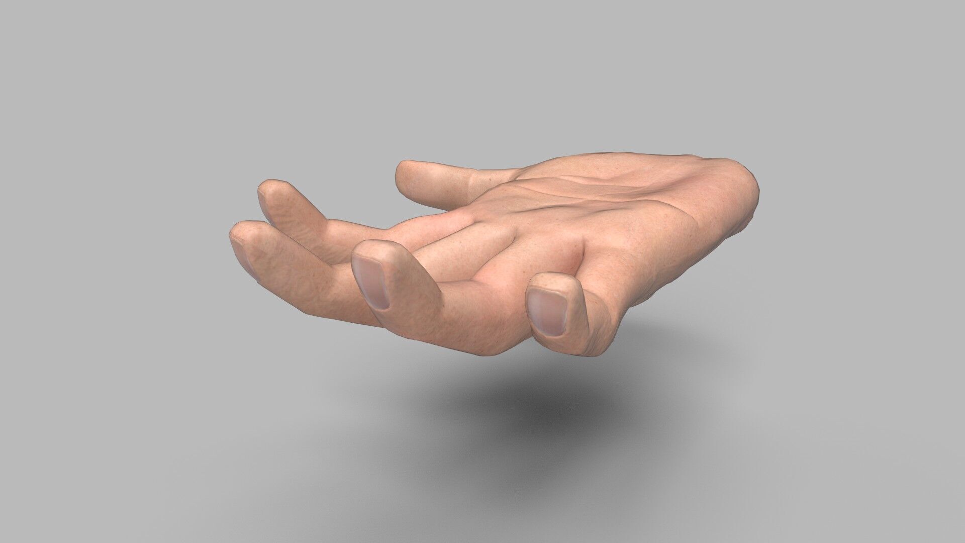 Hand CG1 3D model_3