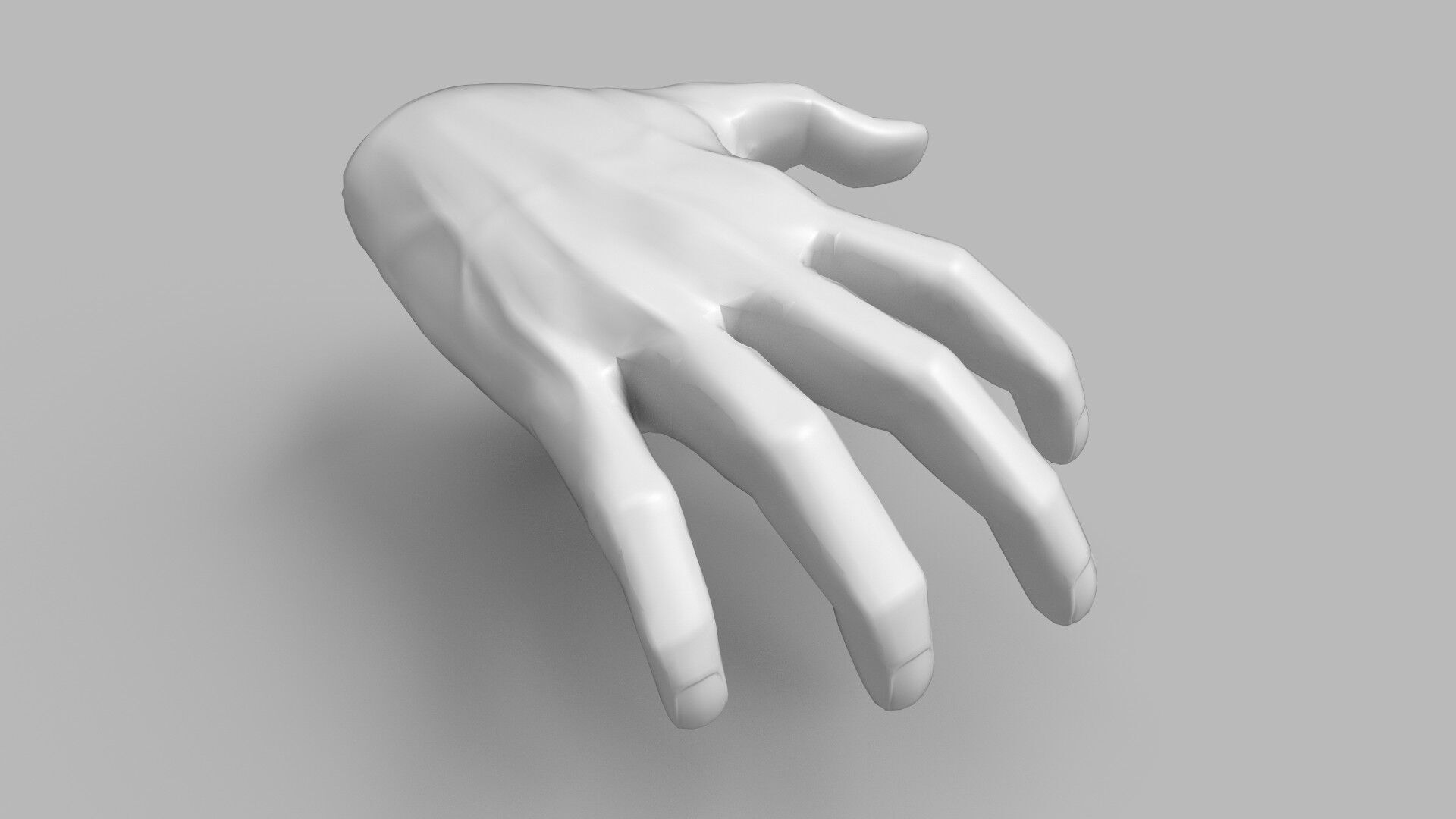Hand CG1 3D model_5