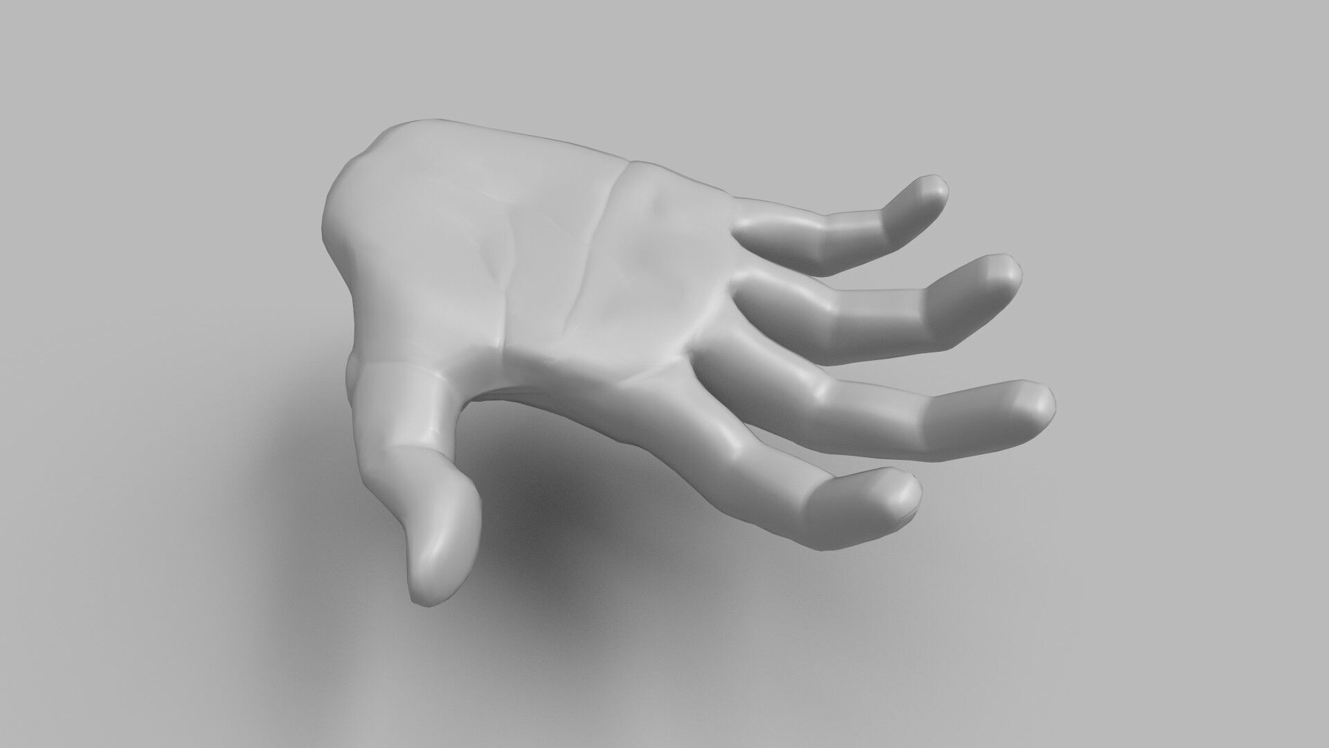 Hand CG1 3D model_8