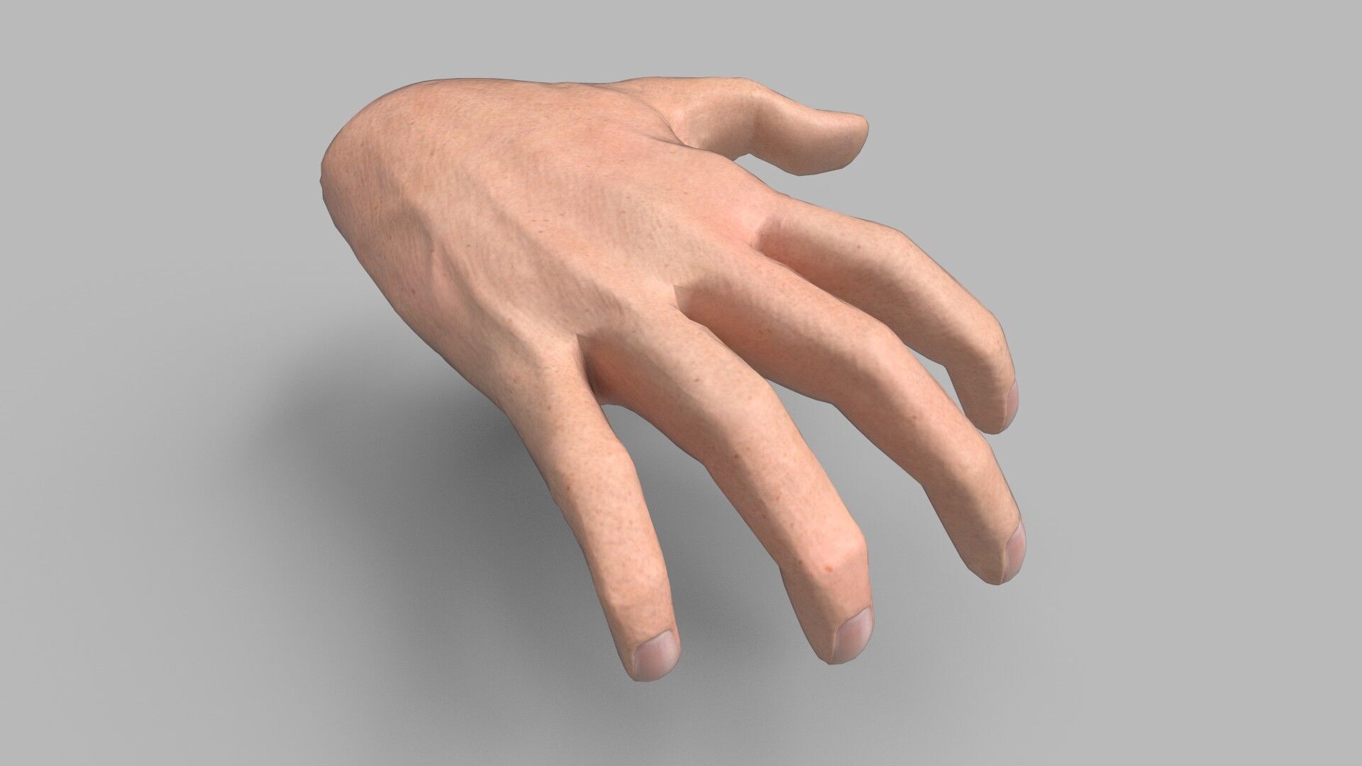 Hand CG1 3D model_2