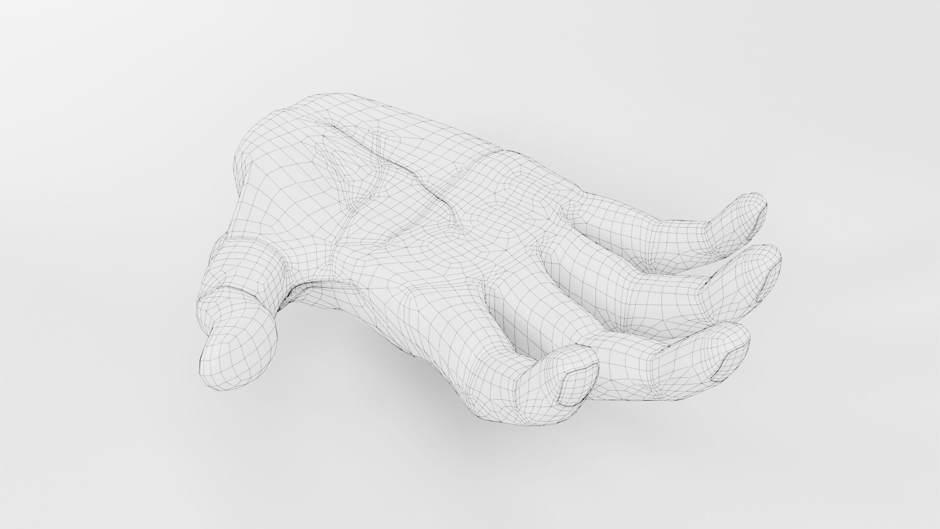 Hand CG1 3D model_12